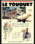 5 le touquet art deco travel advert 1930s 2 Advert A4 Photo Print