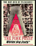 5 pink pussy movie poster Advert A4 Photo Print