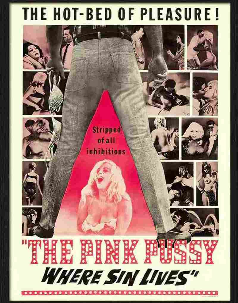 5 pink pussy movie poster Advert A4 Photo Print