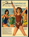 5 silhouette swimwear Advert A4 Photo Print