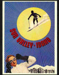 5 sun valley idaho skiing travel poster 1930s Advert A4 Photo Print