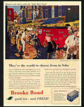 5 tea soho market london Advert A4 Photo Print