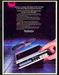 5 technics cd player 1980s Advert A4 Photo Print