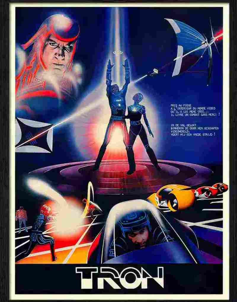 5 tron computer sci fi movie poster 2 Advert A4 Photo Print