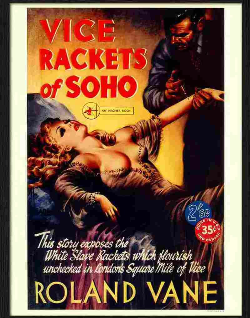 5 vice rackets of soho 2 Advert A4 Photo Print