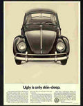 5 vw beetle ugly is only skin deep 2 Advert A4 Photo Print
