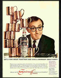 5 woody allen vodka advert 1960s Advert A4 Photo Print