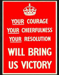 5 your courage war poster 2 Advert A4 Photo Print