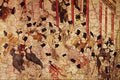 500017 Tomo no dainagon Ekotoba Crowd At Sight Of Fire ,unknown Artist A4 Photo Print
