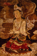 500021 Raigo Of Amida And His Host (portion Showing), Unknown Artist A4 Photo Print
