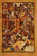 500033 Capture Of Chinese Town By Genghis Khan , Jami'al Tavarikh A4 Photo Print
