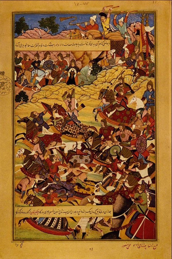 500039 Battle Which Genghis Wins Power , Jami'al Tavarikh A4 Photo Print