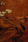 500053 Pheasants And Flowers , Unknown Artist A4 Photo Print