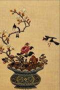 500056 Flowers And Birds , Unknown Artist A4 Photo Print