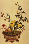 500066 Flowers And Birds , Unknown Artist A4 Photo Print