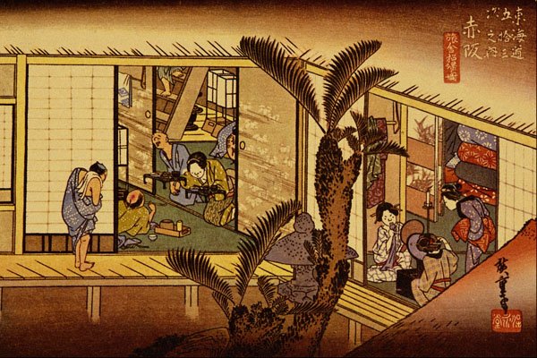 500089 Akasaka , Ando Hiroshige A4 Photo Print