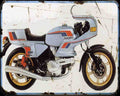 500Sl 81 1 A4 Photo Print Motorbike Vintage Aged