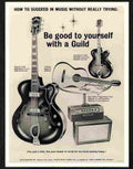 501 11 guild guitars Advert A4 Photo Print