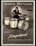 501 12 gene krupa drums Advert A4 Photo Print