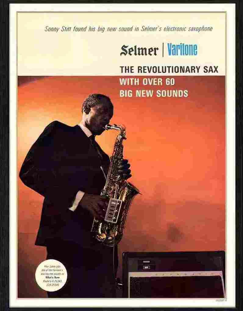 501 15 sonny stitt selmer sax jazz Advert A4 Photo Print