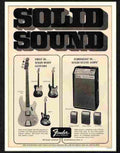 501 21 solid sound sender guitars and amps Advert A4 Photo Print