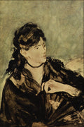 501011 Lady With A Fan , Edouard Manet A4 Photo Print