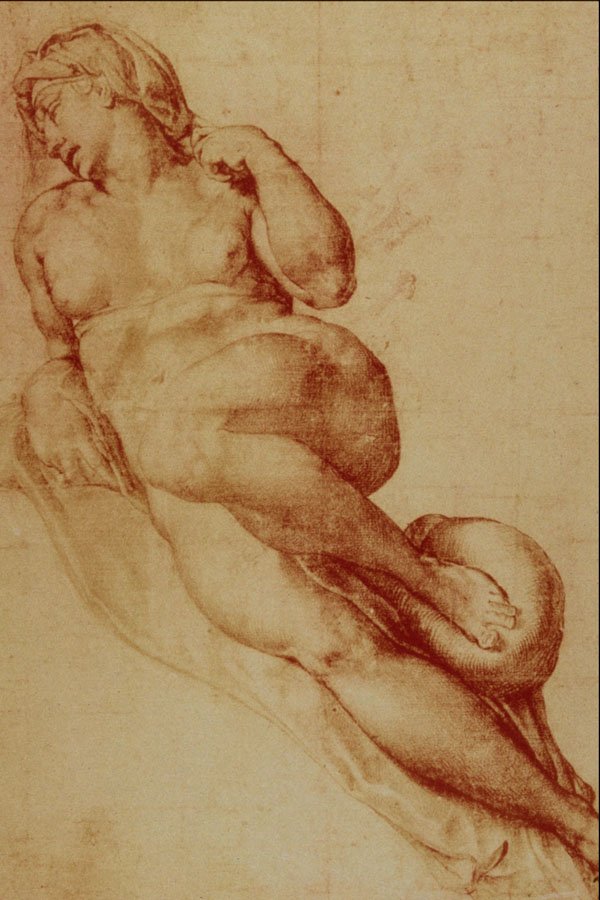 501015 Studio Di Nudo , Michelangelo Buonarroti A4 Photo Print