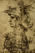 501016 Un Condottiero , Leonardo Da Vinci A4 Photo Print