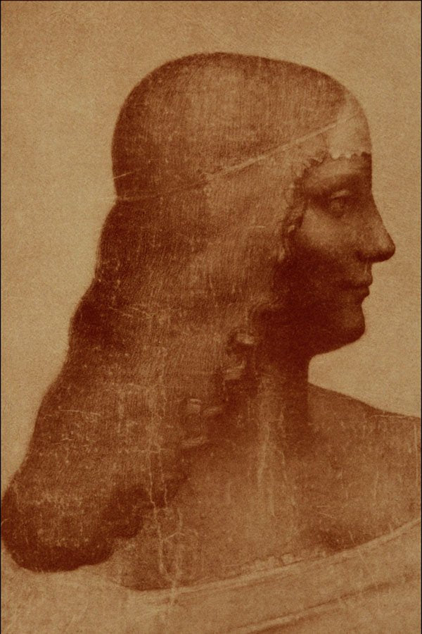 501019 Busto D'Isabella D'Este , Leonardo Da Vinci A4 Photo Print