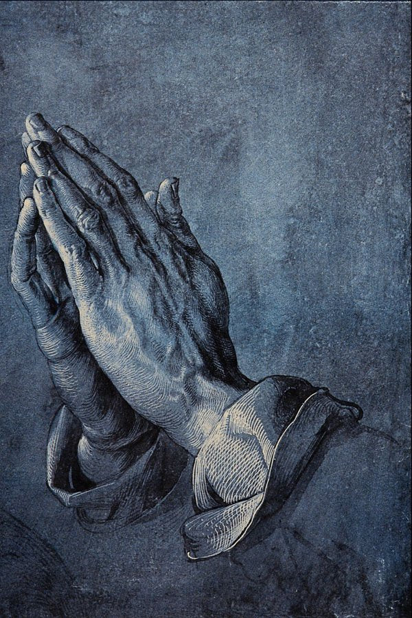 501029 Praying Hands , Albrecht Durer A4 Photo Print
