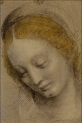 501037 Head Of A Woman , Bernardino Luini A4 Photo Print