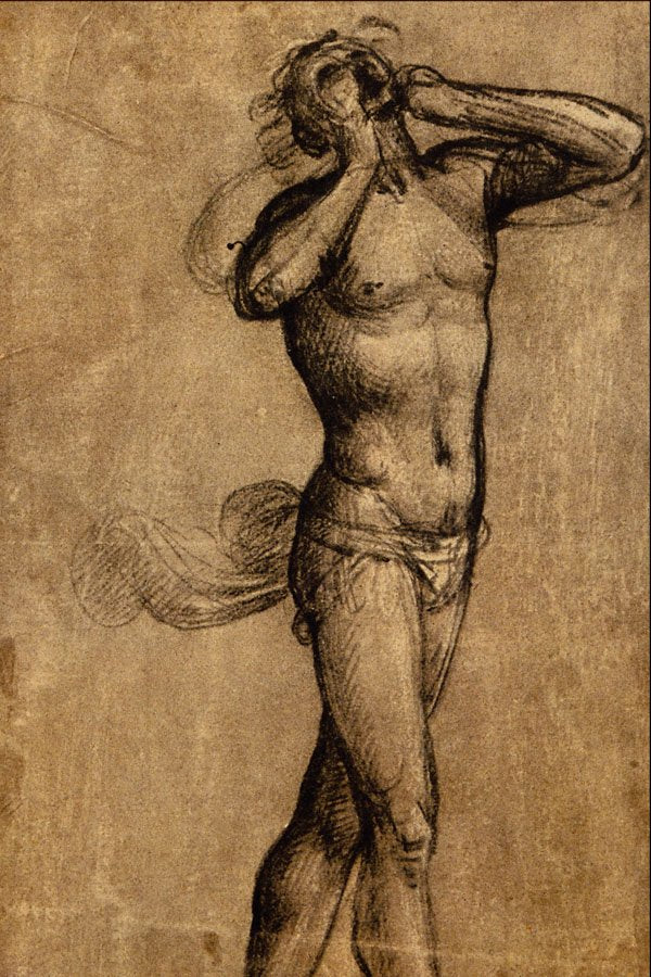 501057 Nude Study For The Figure... Rembrandt Harmenszoon Van Rijn A4 Photo Print