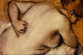 501063 Nude Scratching Her Back , Edgar Degas A4 Photo Print