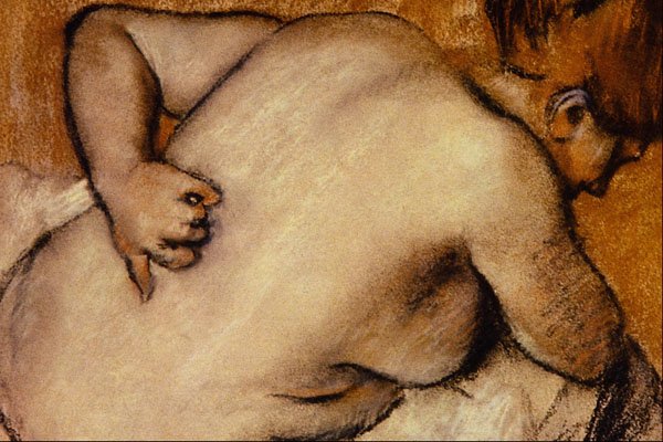 501063 Nude Scratching Her Back , Edgar Degas A4 Photo Print