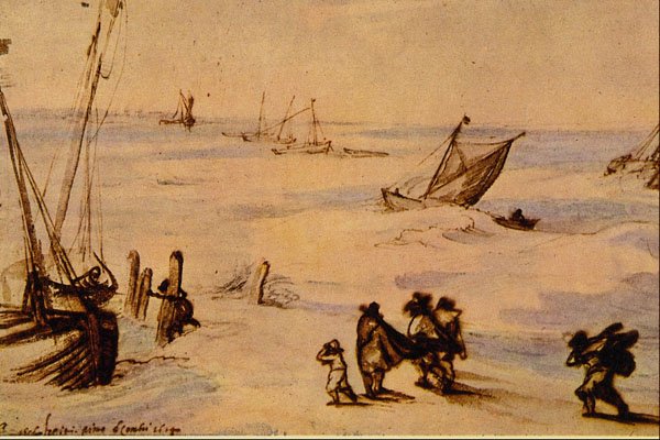 501066 Stormy Sea , Jan Brueghel A4 Photo Print