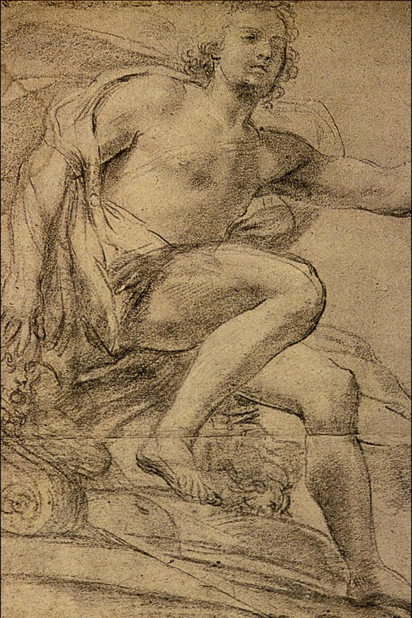 501069 Study Of Apollo , Domenico Veneziano A4 Photo Print