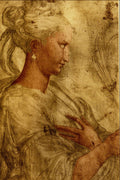 501078 Profilo Di Donna , Parmigianino A4 Photo Print