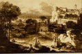 501081 Paesaggio , Francesco Zuccarelli A4 Photo Print