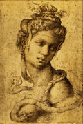 501083 Cleopatra , Michelangelo Buonarroti A4 Photo Print