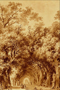 501089 The Shady Walk , Jean Honore Fragonard A4 Photo Print