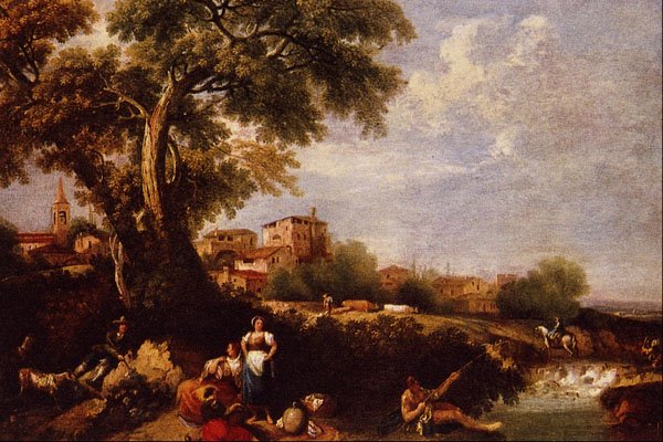 502003 Landscapes , Francesco Zuccarelli A4 Photo Print
