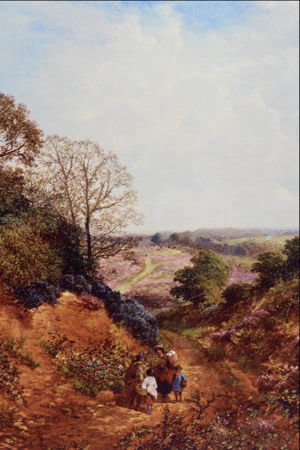 502014 A Country Lane , James Peel A4 Photo Print