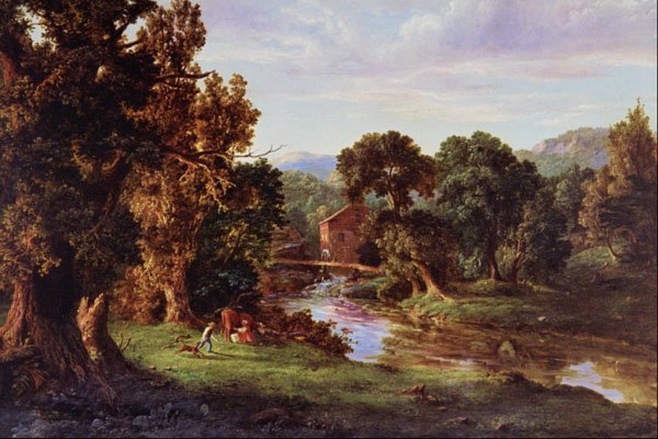 502022 Our Old Mill , George Innes A4 Photo Print