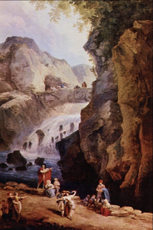 502035 The Dance , Hubert Robert A4 Photo Print