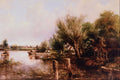 502041 On The Thames Near Henley , Frederick William Watts A4 Photo Print