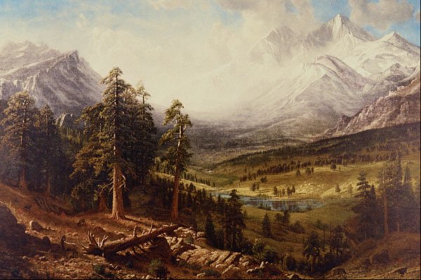 502045 Estes Park , Albert Bierstadt A4 Photo Print
