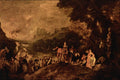 502061 L'Embarquement Pour Cythere , Jean Antoine Watteau A4 Photo Print