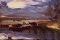 502068 Barges On The Stour , John Constable A4 Photo Print