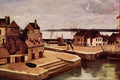 502098 Honfleur, Maison Sur Le Quais , Jean Baptiste Camille Corot A4 Photo Print
