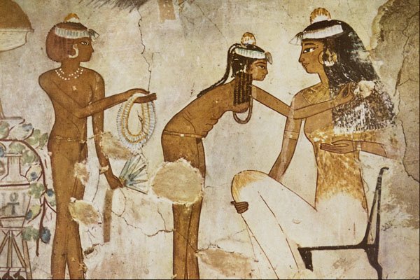 503017 Maid Servant Decking A Lady With Jewellery  A4 Photo Print